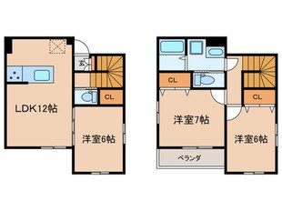 Glad Clan　D棟の物件間取画像